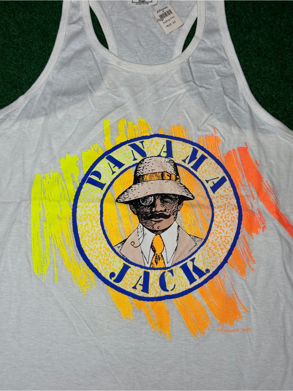 Panama Jack Vintage Tank Top 90s Graphic NWT Large Sleeveless T Shirt - Picture 2 of 6